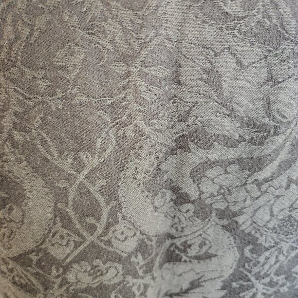 Vintage Oriental Heavily Quilted Embroidered Coat Sz L - Picture 10 of 13